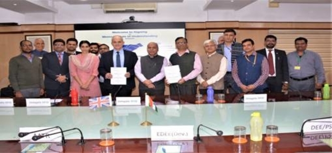 रेल मंत्रालय ने ब्रिटेन के डीएफआईडी के साथ समझौता पत्र पर हस्ताक्षर किए 