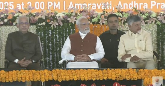 आंध्र प्रदेश के अमरावती में विभिन्न विकास परियोजनाओं के शुभारंभ के अवसर पर प्रधानमंत्री के संबोधन का मूल पाठ और YouTube पर सजीव प्रसारण: प्रधानमंत्री कार्यालय