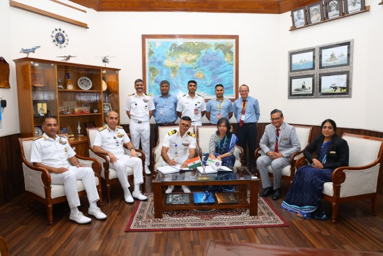 भारतीय नौसेना ने एनएमडीए परियोजना के कार्यान्वयन के लिए मेसर्स बीईएल के साथ अनुबंध किया: रक्षा मंत्रालय