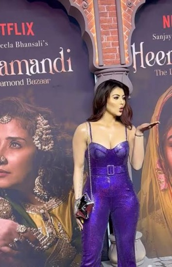 'हीरामंडी' के विशेष प्रीमियर में एक करोड़ की पोशाक पहनी उर्वशी रौतेला ने: अनिल 'बेदाग' 