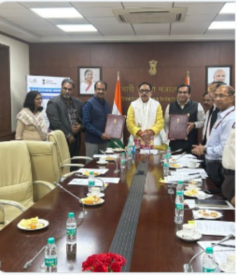 भारतीय मोटरवाहन अनुसंधान संघ और भारतीय प्रौद्योगिकी संस्थान गुवाहाटी के बीच हब और स्पोक मॉडल में 'उभरती मोटरवाहन प्रणाली के लिए डिजिटल ट्विन सेंटर' नामक सामान्य इंजीनियरिंग सुविधा केंद्र की स्थापना के लिए समझौता ज्ञापन पर हस्ताक्षर किए गए: भारी उद्योग मंत्रालय