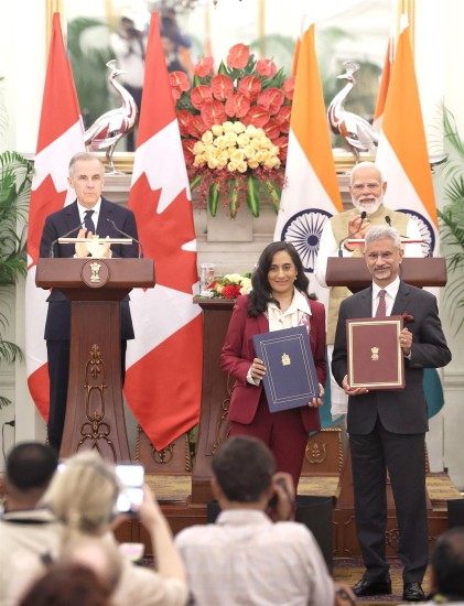 LIVE VIDEO:कनाडा के प्रधानमंत्री के साथ जॉइंट प्रेस स्टेटमेंट के दौरान प्रधानमंत्री का प्रेस स्टेटमेंट: प्रधानमंत्री कार्यालय