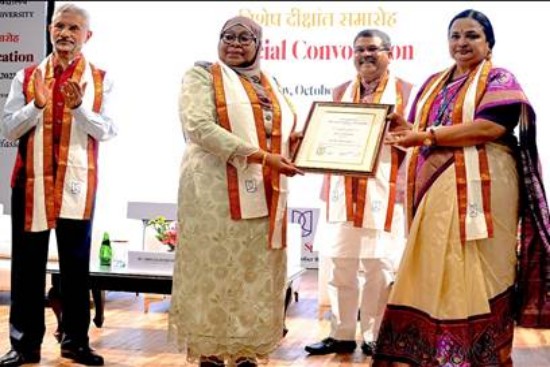तंजानिया की पहली महिला राष्ट्रपति डॉ. सामिया सुलुहु हसन को जवाहरलाल नेहरू विश्वविद्यालय ने डॉक्टरेट की मानद उपाधि से सम्मानित किया: शिक्षा मंत्रालय