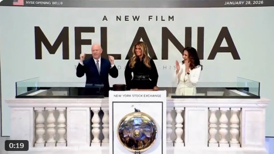The White हाउस: फर्स्ट लेडी मेलानिया ट्रम्प ने न्यूयॉर्क स्टॉक एक्सचेंज खोलने के लिए घंटी बजाई!